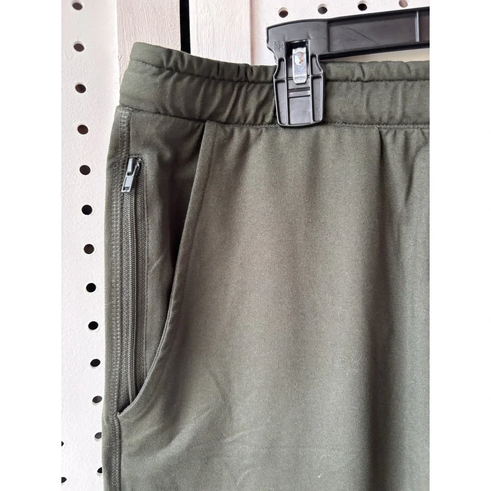 Eddie‎ Bauer Lounge Pull On Athletic Shorts Men's XL Drawstring Zip Pocket